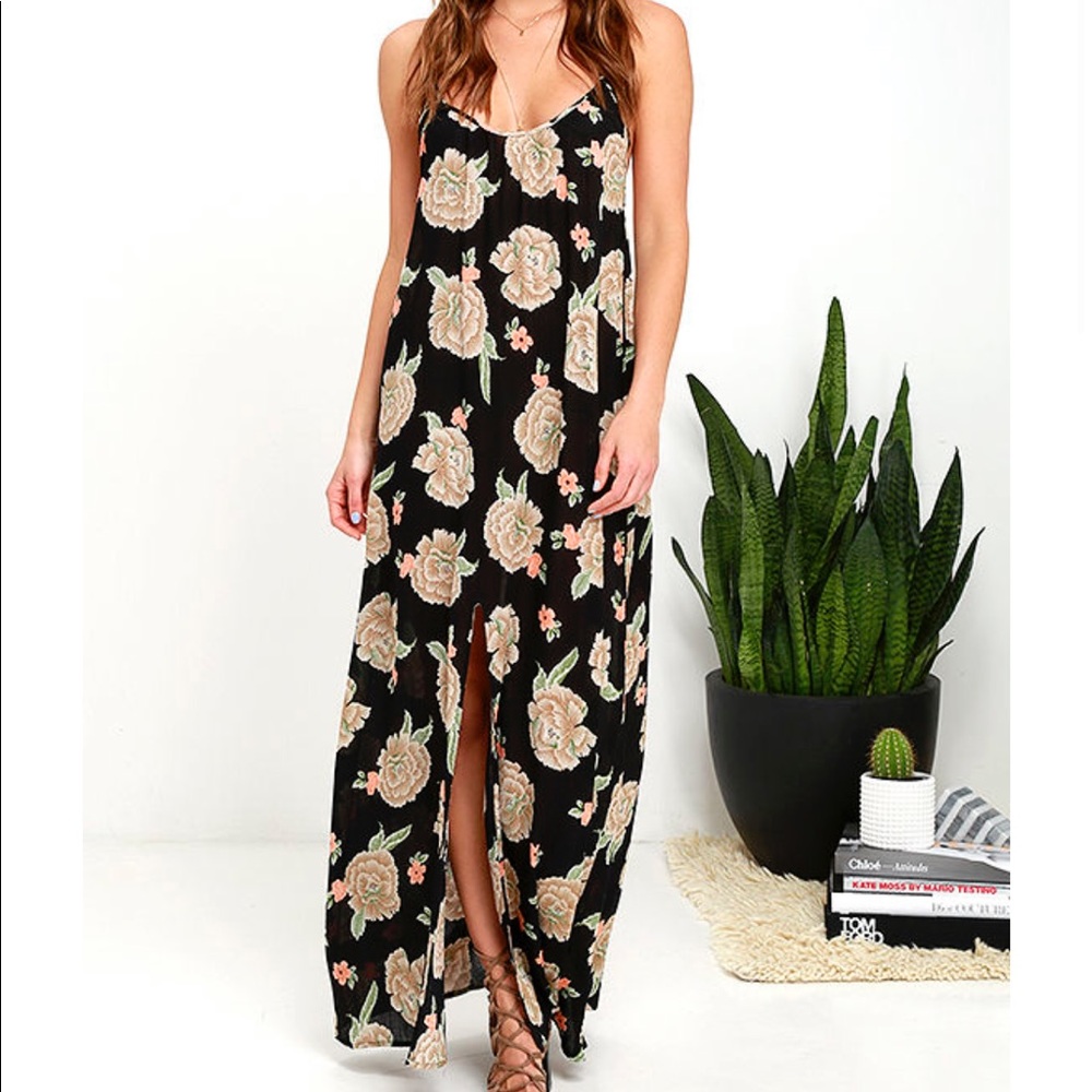 Amuse society Aryia floral maxi